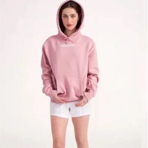 Glossier Pink Hoodie Size Medium